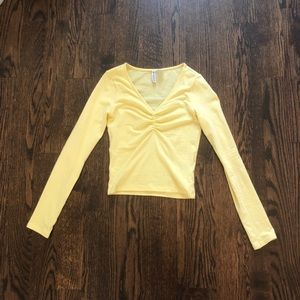 H&M yellow top